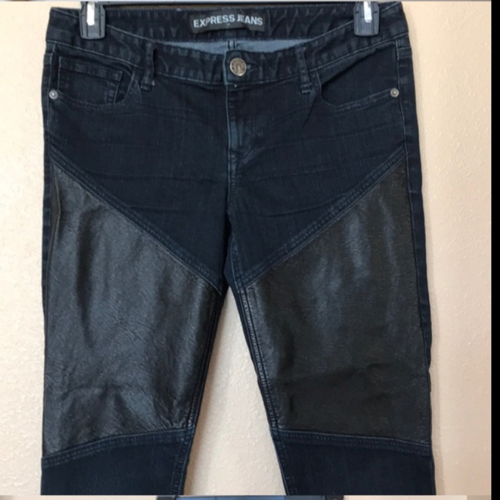 Express Stella Low Rise Ankle Legging Jeans